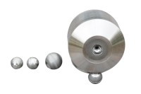 Carbide steel ball cold heading dies